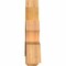 Ekena Millwork Davenport Rough Sawn Timber Gable Bracket, Western Red Cedar, 48"W x 28"H x 6"D x 6"F, 14/12 Pitch GBW048X28X0606DAV00RWR - alternate 2